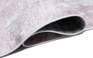 Makro Abra Dětský kusový koberec vhodný k praní BAMBINO 2227 Zajíček Prasátko Skákací panák protiskluzový krémový růžový Rozměr: 160x230 cm