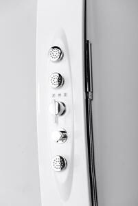 Polysan, MOLA sprchový panel s termostatem. baterií 210x1300mm, nástěnný, 80365