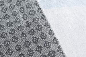 Makro Abra Dětský kusový koberec vhodný k praní BAMBINO 2723 Hvězdy hvězdičky pogumovaný krémový modrý Rozměr: 80x150 cm