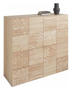 Komoda ARIA 121x111x43 cm dub sonoma