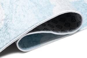 Makro Abra Dětský kusový koberec vhodný k praní BAMBINO 2469 Mráčky Nebe protiskluzový modrý Rozměr: 160x230 cm