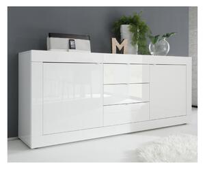 Komoda NERILA 210x86x43 cm bílá