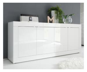 Komoda NERILA 207x86x43 cm bílá