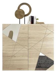 Komoda TAVRI 121x111x42 cm dub sonoma