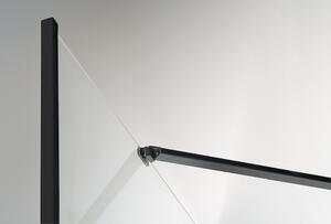 Polysan, ZOOM LINE BLACK sprchová boční stěna 800mm, čiré sklo, ZL3280B