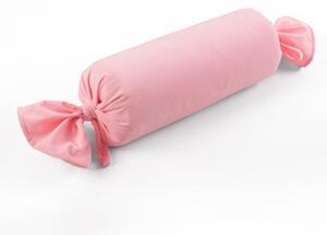 Biante Sametový polštář válec bonbon Velvet Brick SVB-207 Růžový 15x40 cm