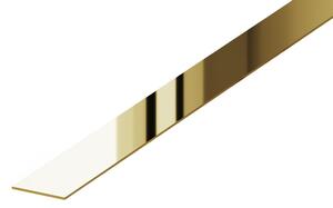 Lišta Eviso dekorační zlatá lesklá, ve tvaru I 270 cm nerez PLGO0002