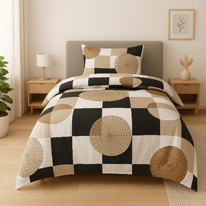Jahu MyHouse Twist saténové bavlněné povlečení Rozměr: 1x 70 x 90 a 1x 140 x 200 cm