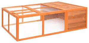 Zahradní klec pro zvířata 150 x 100 x 50 cm masivní jedle 171452