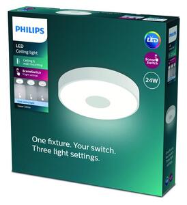 Philips 8720169301276 Coiner stropní svítidlo D389mm LED 24W/2800lm 4000K bílá, SceneSwitch