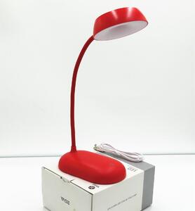 HJ Přenosná stolní lampa USB LED Barva: červená / Red