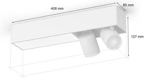 Philips HUE White and color ambiance 8720169318373 Centris stropní svítidlo LED/2-spot LED 11W + 2xGU10 4,2W 2000-6500K+RGB bílá