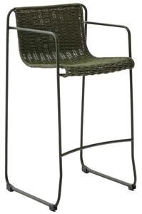 Zelená zahradní barová židle Kave Home Maurina 74,5 cm