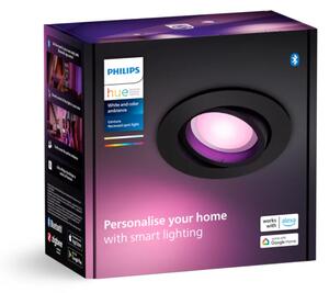 Philips HUE White and color Ambiance 8720169318915 Centura zápustné svítidlo GU10 4,2W/350lm 2000-6500K+RGB černá