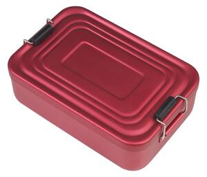 FOREVER - EVA | Vakuový obědový lanch box, 600 ml HLINÍKOVÝ ELOXOVANÝ ČERVENÝ