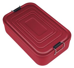 FOREVER - EVA | Vakuový obědový lanch box, 700 ml HLINÍKOVÝ ELOXOVANÝ ČERVENÝ