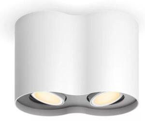 Philips Hue White Ambiance 8720169320178 Pillar povrchové bodové svítidlo 2xGU10 +SWITCH 2x 4,2W/400lm 2200-6500K bílá bluetooth