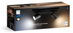 Philips Hue White Ambiance 8720169320352 Runner stropní bodové svítidlo/spot 2xGU10 +SWITCH 2x4,2W/400lm 2200-6500K černá bluetooth