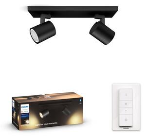 Philips Hue White Ambiance 8720169320352 Runner stropní bodové svítidlo/spot 2xGU10 +SWITCH 2x4,2W/400lm 2200-6500K černá bluetooth