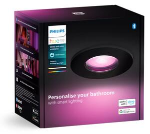 Philips HUE White and color ambiance 8720169320833 Xamento zápustné svítidlo D93mm GU10 4,2W/350lm 2000-6500K+RGB IP44 černá