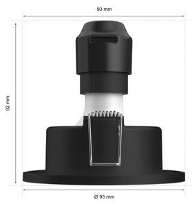 Philips HUE White and color ambiance 8720169320895 Xamento zápustné svítidlo D93mm GU10 4,2W/350lm 2000-6500K+RGB IP44 černá 3-set