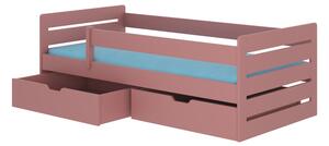 Dětská postel BEMU, 80x180, růžová