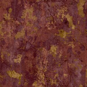 Vínovo-zlatá vliesová tapeta na zeď, štuk, 21178, Cvlto, Cristiana Masi by Parato