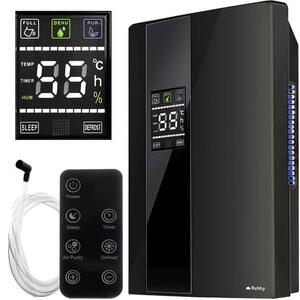 Odvlhčovač 90 W, 1800 ml černý