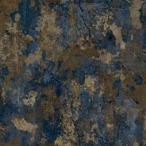 Modro-zlatá vliesová tapeta na zeď, štuk, 21176, Cvlto, Cristiana Masi by Parato