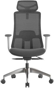 Mercury Kancelářská židle WISDOM, šedý plast, světle šedá