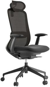 Mercury Kancelářská židle BESSEL černý plast, černá