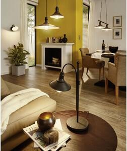 Eglo VINTAGE 49456 Závěsné svítidlo STOCKBURY hnědé/béžové E27 1x60W