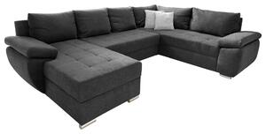 SEDACÍ SOUPRAVA, textil, antracitová P & B - Sedací soupravy, Online Only