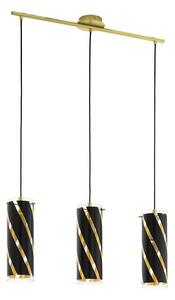 Eglo 97767 PINTO NERO 1 Závěsné svítidlo E27 3X60W