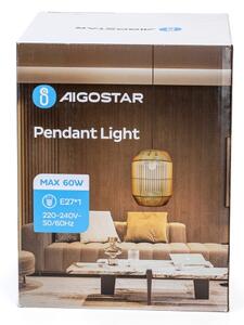 Aigostar - Lustr na lanku 1xE27/60W/230V béžová