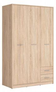 Nepo Plus Šatní skříň SZF3D2S Dub Sonoma