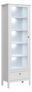 ARTEN (NANO Systems s.r.o.) Vysoká vitrína OLE-1W1S (Bílá)
