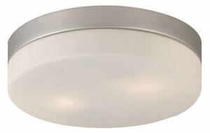 GLOBO 48402 OPAL stropní svítidlo D240mm 2xE27 matný nikl, opál
