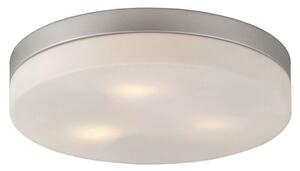 GLOBO 48403 OPAL stropní svítidlo D300mm 3xE27 matný nikl, opál