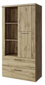 ARTEN (NANO Systems s.r.o.) Nízký otevřený regál DOORSET-1D2S (Dub navarra)
