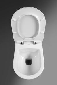 CREAVIT PAULA závěsná WC mísa, 35,5x50cm, bílá