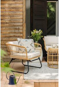 Kulatý zahradní odkládací stolek z umělého ratanu ø 47 cm Vistdal - Bonami Essentials