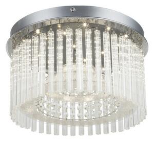 GLOBO 68568-18 JOYCE krištálové stropní svítidlo LED D370mm 18W/1600lm 4000K chrom