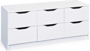Komoda Inter Link WESTPHALEN 6-B Bílá