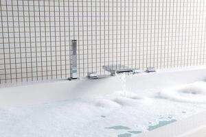 Sapho Ruční sprcha, hranatá, 220mm, ABS/chrom