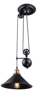 GLOBO 15053 LENIUS závěsné svítidlo 1xE27 60W IP20 černá