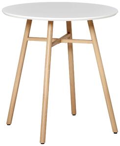 JÍDELNÍ STŮL, bílá, barvy dubu, 70/70/75 cm Carryhome - Jídelní stoly