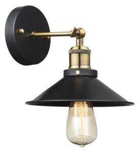 GLOBO 15053W LENIUS nástěnné svítidlo 1xE27 60W IP20 černá