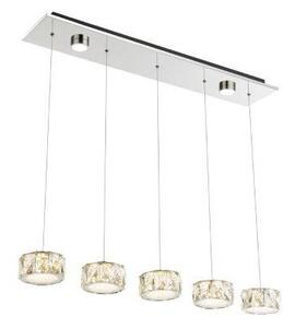 GLOBO 49350-52H AMUR závěsné svítidlo LED 48W / 3700lm neutrální bílé světlo (4000K) IP20 chrom