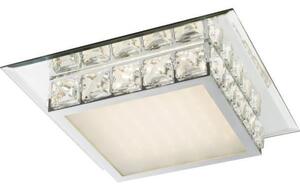 GLOBO 49355-18 MARGO stropní LED svítidlo 340 mm 18W / 1200lm neutrální bílé světlo (4000K) IP20 chrom